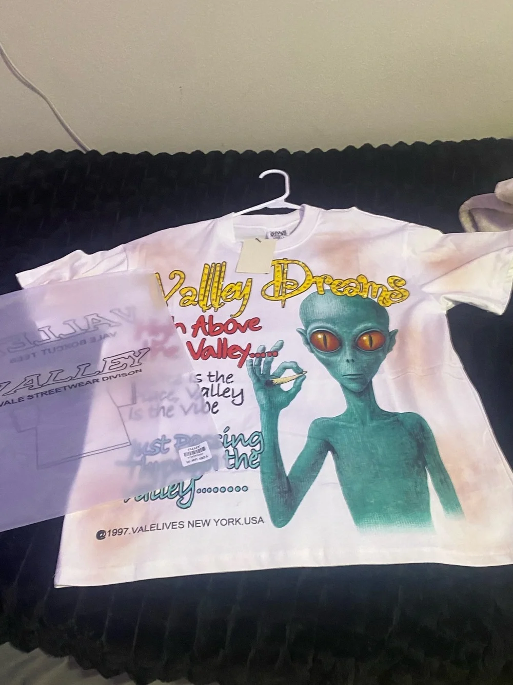 Valley Dreams Alien Graphic Tee - White
